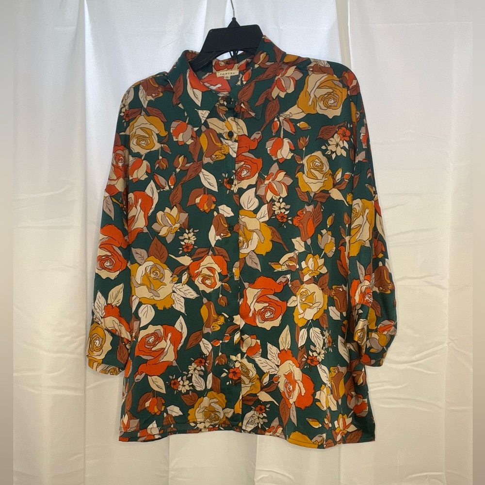 JODIFL Vibrant Floral Shirt